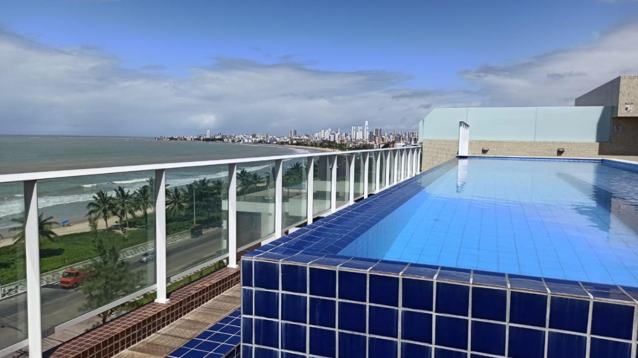 VISTA para o MAR e o PÔR DO SOL - MAR BELLO PLAZA Apartamento Cabedelo Exterior foto